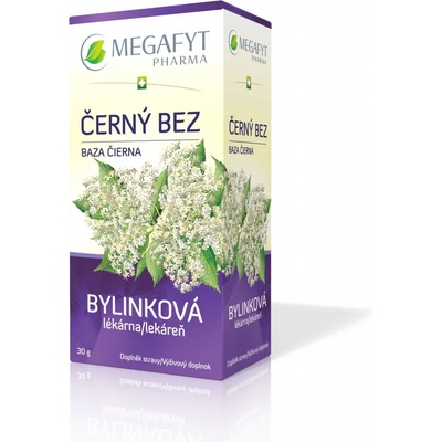 MEGAFYT Bylinková lekáreň Baza čierna porciovaný čaj 20 x 1,5 g