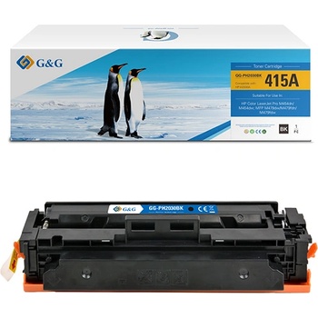 Compatible КАСЕТА ЗА HP Color Laserjet PRO M454dn/M454dw/MFP M479dw/M479fdn/M479fdw - WITH CHIP / С ЧИП - Black - /415A/ - W2030A - PN NT-PH2030BK - G&G (NT-PH2030BK)