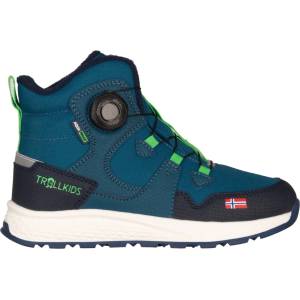 Trollkids Детски зимни ботуши Trollkids Kid's Bergen Winter Mid Cut Winter boots - Dark Marine / Fresh Green - размер 31 (EU) (702-3482-0114)