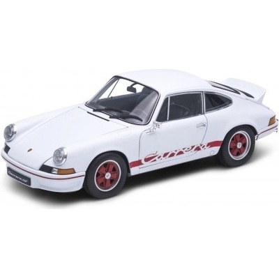 Carrera Welly Porsche 911 RS 1973 biele s modrým pruhom 1:34
