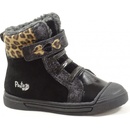 Obutex DA07-3-973L dětská zimní obuv black