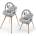 KinderKraft Столче за хранене KinderKraft - Fini Up, Grey (NEW024927)
