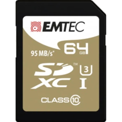 EMTEC SDXC 64GB c10/UHS-I/U3 ECMSD64GXC10SP