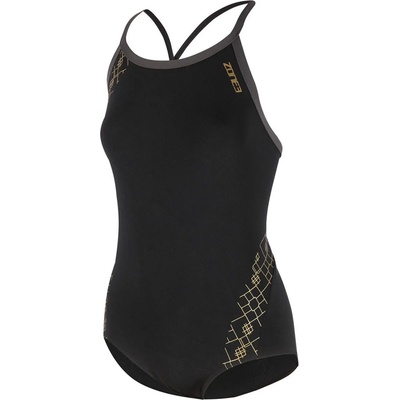 Zone3 Iconic Bound Back Swim Suit - Black