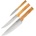 Opinel Комплект кухненски ножове Opinel Parallele Olive, 3 бр (002494-pe)