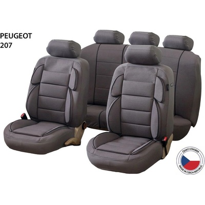Autopoťah CAPPA Perfetto YL Peugeot 307, sivé