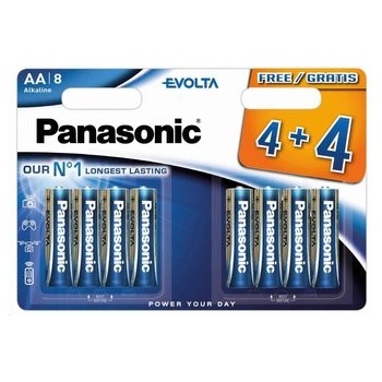 PANASONIC EVOLTA Platinum LR6EGE/8BW 4+4F AA 8ks