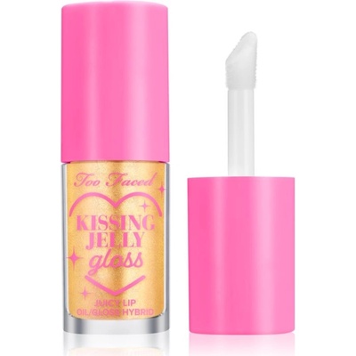 Too Faced Kissing Jelly Lip Oil Gloss olejový lesk na pery pre intenzívnu hydratáciu Pina Colada 4,5 ml
