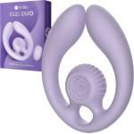  Вибратор за двойки, дистанционно и гъвкав дизайн - Gizi Duo Lilac (D-244443)