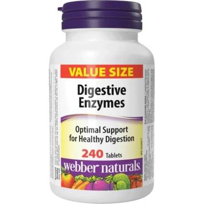 Webber Naturals Digestive Enzymes, 240 таблетки, Webber Naturals (3972 WN)