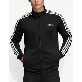 Adidas Essentials 3 Stripes Tricot Jacket Black