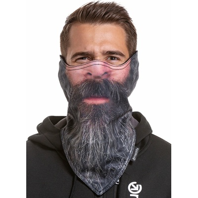 Maska Meatfly Frosty 4 šedá