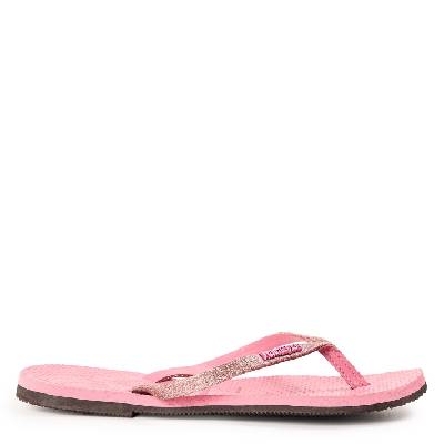 Детски джапанки Havaianas Unisex Kids Glitter Velvet Rose Flip Flops - Velvet Rose
