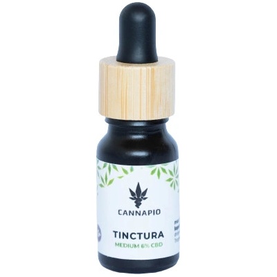 Cannapio CBD Tinctura Focus 6% prírodná full-spectrum olej 10 ml