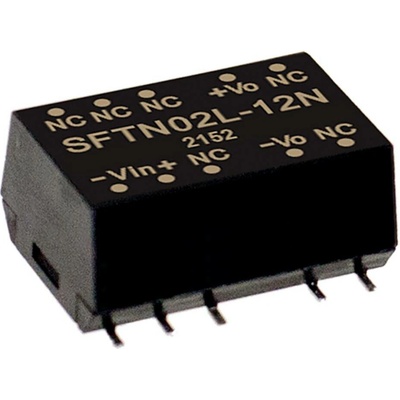 MEAN WELL SFTN02M-12N DC / DC menič napätia, SMD 167 mA 2 W Počet výstupov: 1 x