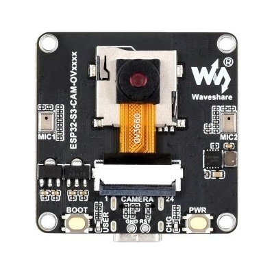 Waveshare ESP32-S3 Vývojová doska s kamerou OV3660