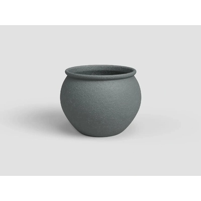 Artevasi Květináč ARTEMIS 29cm keramika tm.šedá anthracite