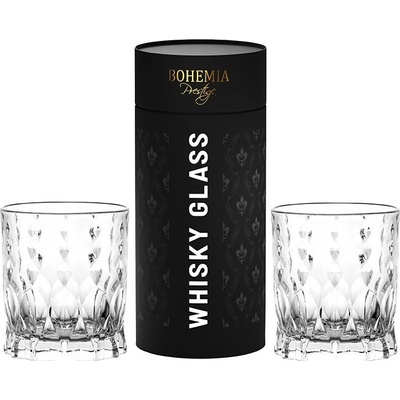 BOHEMIA PRESTIGE BOHEMIA PRESTIGE SKLENICE NA WHISKY CONTE V TUBĚ 2 x 320 ml