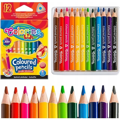 Colorino trojúhelníkové mini pastelky 33077PTR 12 barev