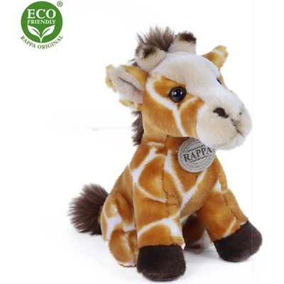 Eco-Friendly Rappa žirafa sedící 18 cm
