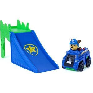 Spin Master Игрален комплект Spin Master Paw Patrol - The Dino Movie, рампа и Чейс в превозно средство (6076219-3)