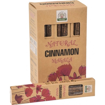 Sanu Babu Vonné tyčinky Cinnamon Natural Masala 23 cm 30 g Orkay