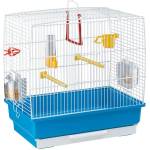 Ferplast - Cage Rekord 2 White - Оборудвана клетка за канарчета, екзотични и други малки птици - размер, 39 x 25 x 41 см