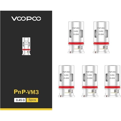 Voopoo PnP-VM Coil 0.45 ohm 5 ks