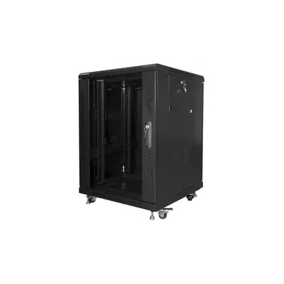 Lanberg Комуникационен шкаф, Lanberg rack cabinet 19" free-standing 15U/600x600 (flat pack) black (FF01-6615-12B)