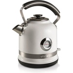 Ariete Електрическа кана Ariete Moderna, 2000W, Тяло от стомана с вместимост 1.7 л. , Филтър, 360° основа, Термометър, Видимо ниво на водата - БЯЛ (AR-00C285401AR0) Електрически кани