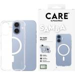 Panzer Калъф CARE - Fashionable Samba, iPhone 17, White MagSafe, Clear (5715685027031)