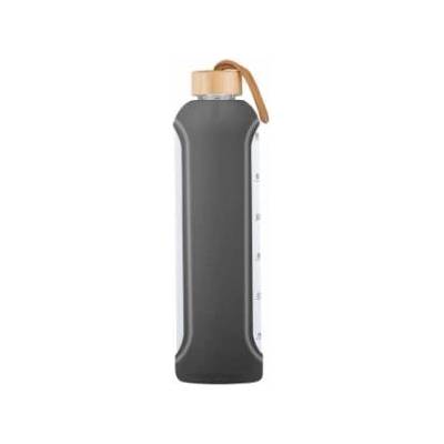 Glass bottle KiCA Hydro Glass 1000 ml - gray
