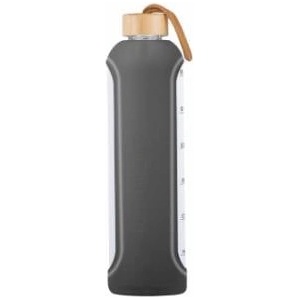 KiCA Glass bottle KiCA Hydro Glass 1000 ml - gray