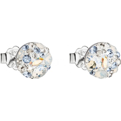 Pavona pecka s krystaly Swarovski kulaté 31136.3 light sapphire