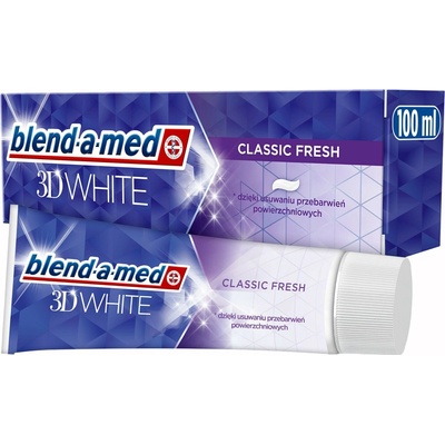 Blend-a-med Bieliaca 3D White Classic Fresh 100 ml