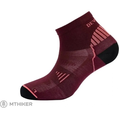 Devold ponožky Running Merino Ankle Sock Wmn červená/ružová