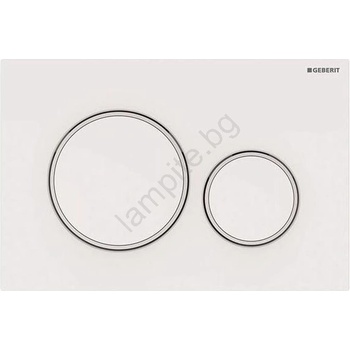 Geberit 115.882. 11.1 - Бутон за смиване Sigma20 24, 6x16, 4 см бял (GB0028)