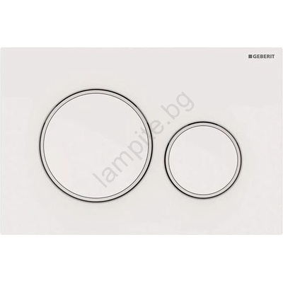 Geberit 115.882. 11.1 - Бутон за смиване Sigma20 24, 6x16, 4 см бял (GB0028)