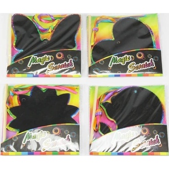 GOKI Škrabací duhový obrázek k zavěšení