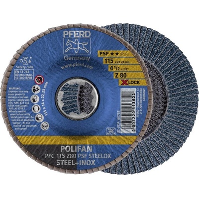 Pferd Vejárovitý brúsny kotúč 115 mm 67668116 10 ks