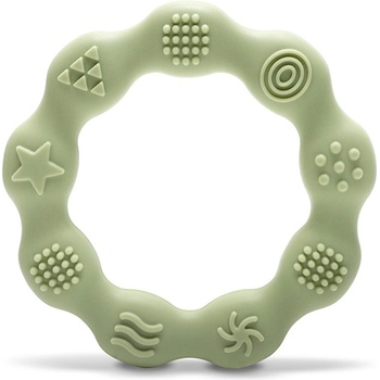Lorelli Premium СИЛИКОНОВА ГРИЗАЛКА РИНГ natural fresh green (10210920004)