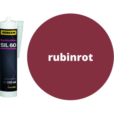 Murexin SIL 60 Sanitárny silikón 310 g rubinrot