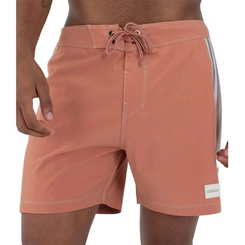 Hurley Бански гащета Hurley Phntm Naturals Blocked Sessions 16´´ swimming shorts - Brown (Martian Rust)