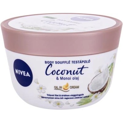 Nivea Body Soufflé Coconut & Monoi Oil хидратиращо суфле за тяло 200 ml за жени