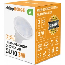 BRG LED žiarovka 3W Teplá biela GU10