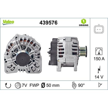 Generátor VALEO 439576