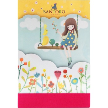 Santoro Bloček A5 Kori Kumi Three Little Birds