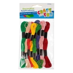 Craft with fun Decorative ornament mulina 8x mix
