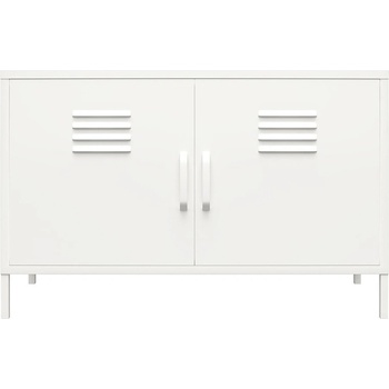 Støraa Бял метален шкаф 100x64 cm Mission District - Støraa (4012013COM)