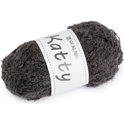 Pletací příze nopková Katty 100 g Varianta: 10 šedá ocelová, Balení: 1 ks 60556/156577/280617